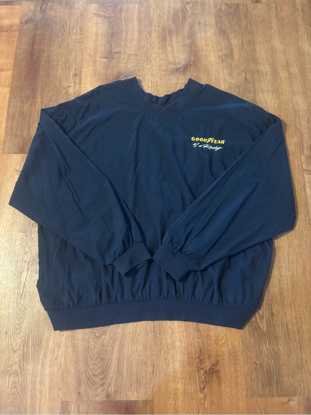 Vintage Goodyear #1 In Racing Windbreaker Crewneck Jacket Size XL